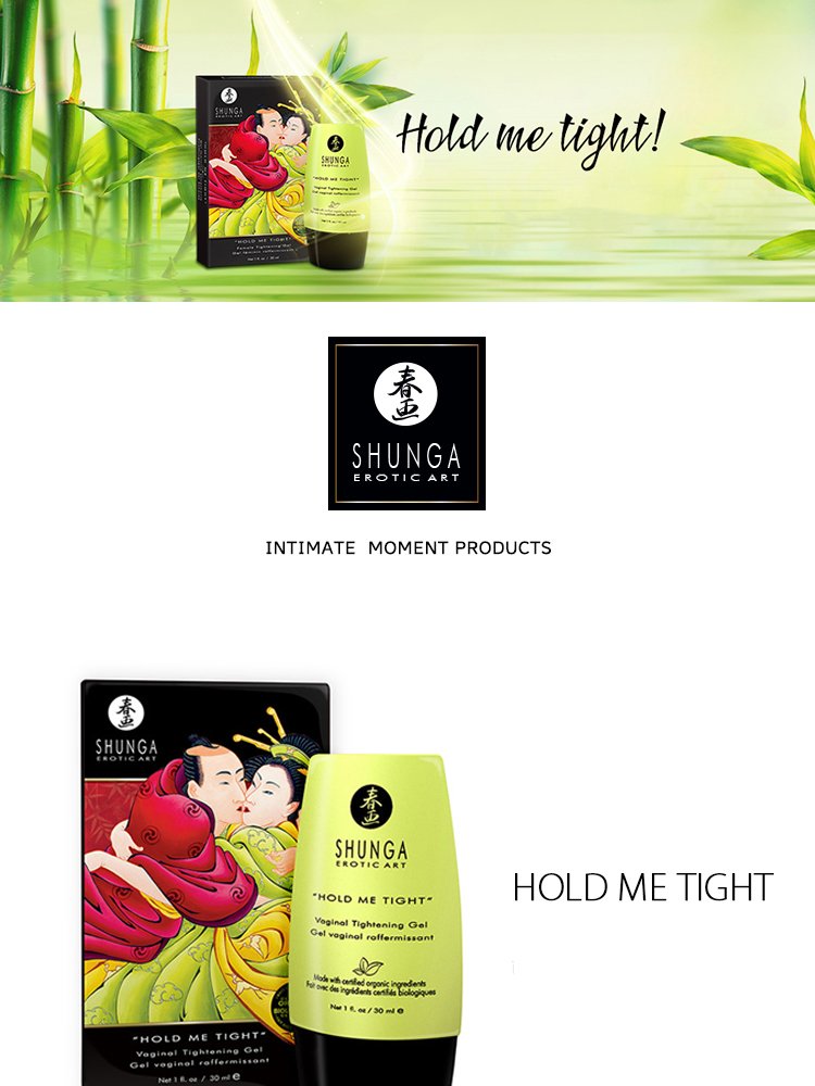 Gel se khít Shunga Hold Me Tight 30ml – hỗ trợ tăng co bóp và độ ôm khít